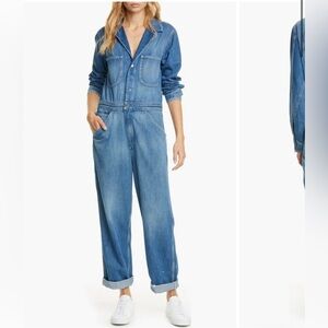 *NWT* rag & bone denim boiler jumpsuit, size M